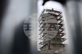 Княжеска градина  - скеле - демонтиране