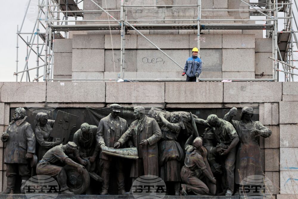 Княжеска градина - скеле - демонтиране