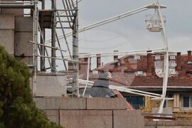 Княжеска градина - скеле - демонтиране