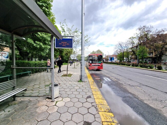 Пловдив - градски транспорт - спирки - табла