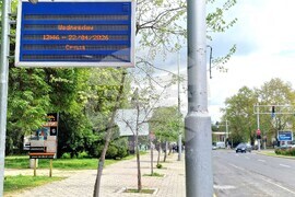 Пловдив - градски транспорт - спирки - табла