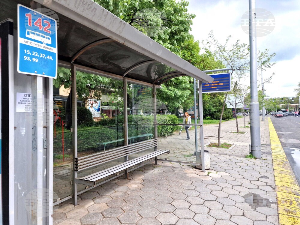 Пловдив - градски транспорт - спирки - табла