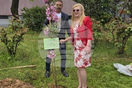 Гоце Делчев - Детска градина „Джани Родари“ - засаждане на юбилейно дърво