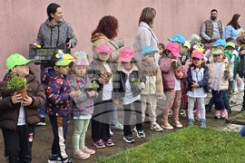 Гоце Делчев - Детска градина „Джани Родари“ - засаждане на юбилейно дърво