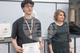 Ямбол - ученик - награждаване от национално състезание