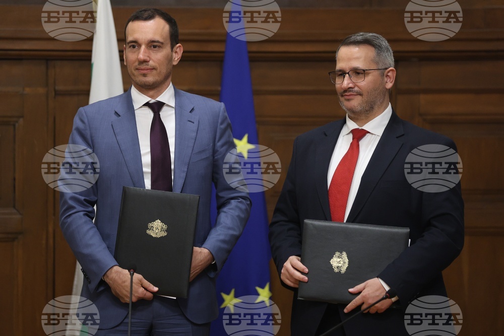 Иван Христанов - Васил Терзиев - меморандум - подписване