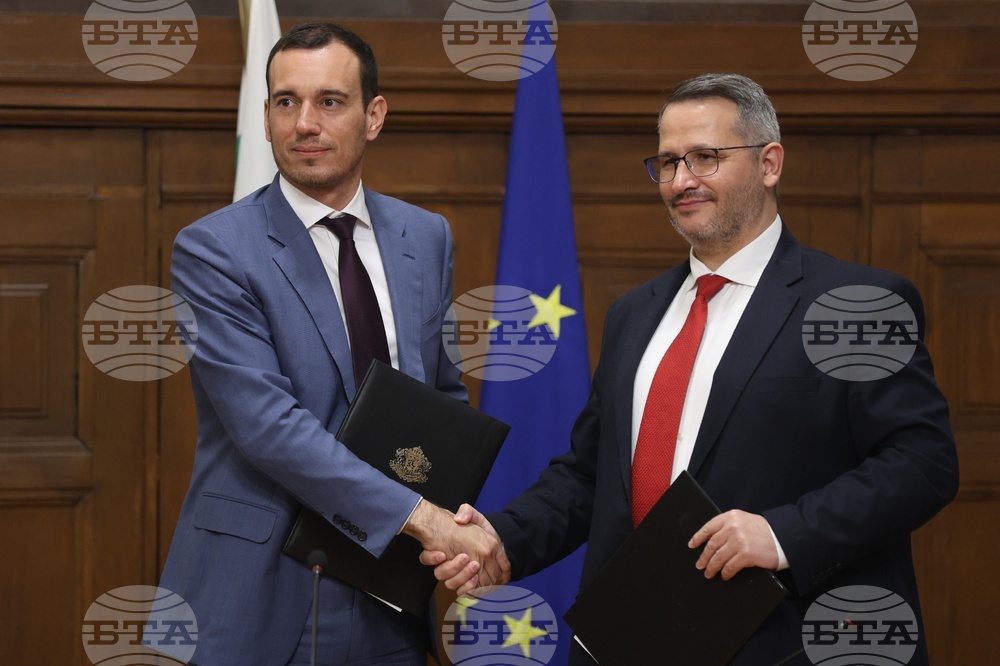 Иван Христанов - Васил Терзиев - меморандум - подписване