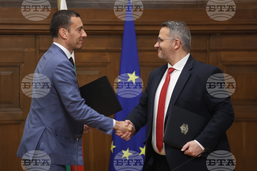 Иван Христанов - Васил Терзиев - меморандум - подписване