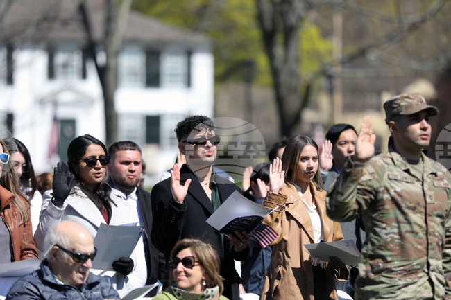Immigrants Naturalization Ceremony