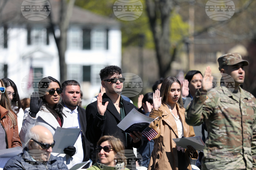 Immigrants Naturalization Ceremony