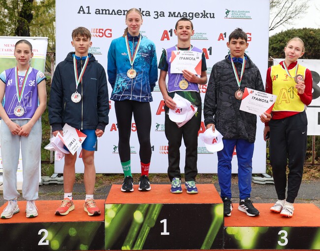 Победи за състезатели от Петрич и Враца в третия кръг на "А1 атлетика за младежи"