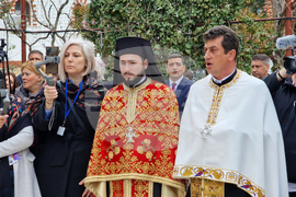 Румъния - Драганещ-Влашка - поклонение пред Честната глава на Свети Георги Победоносец