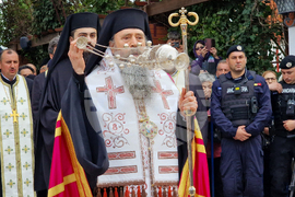 Румъния - Драганещ-Влашка - поклонение пред Честната глава на Свети Георги Победоносец