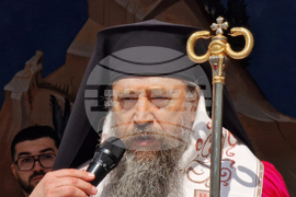 Румъния - Драганещ-Влашка - поклонение пред Честната глава на Свети Георги Победоносец