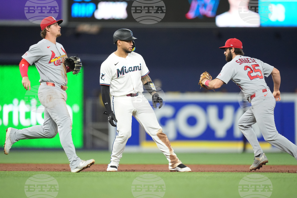 Cardinals Marlins Baseball
