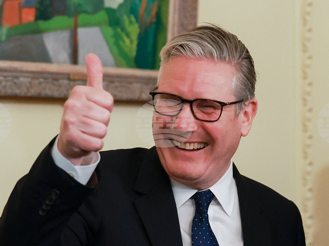 Britain St George's Day Starmer