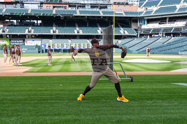 Padres Rockies Baseball