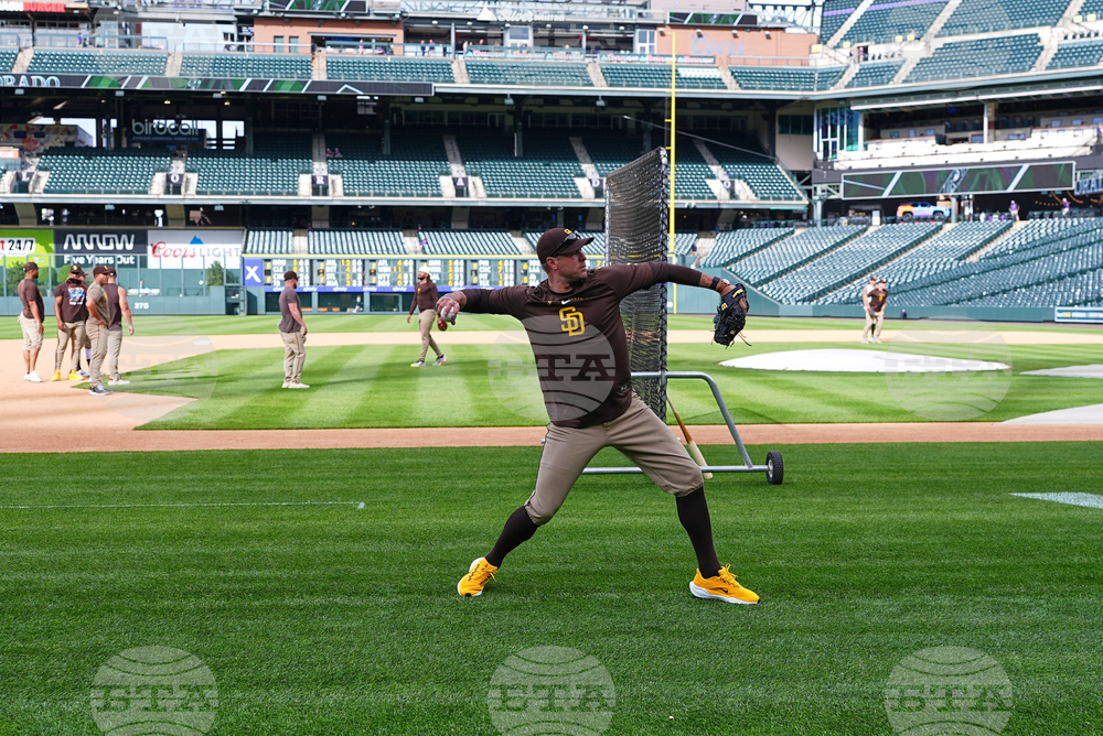 Padres Rockies Baseball