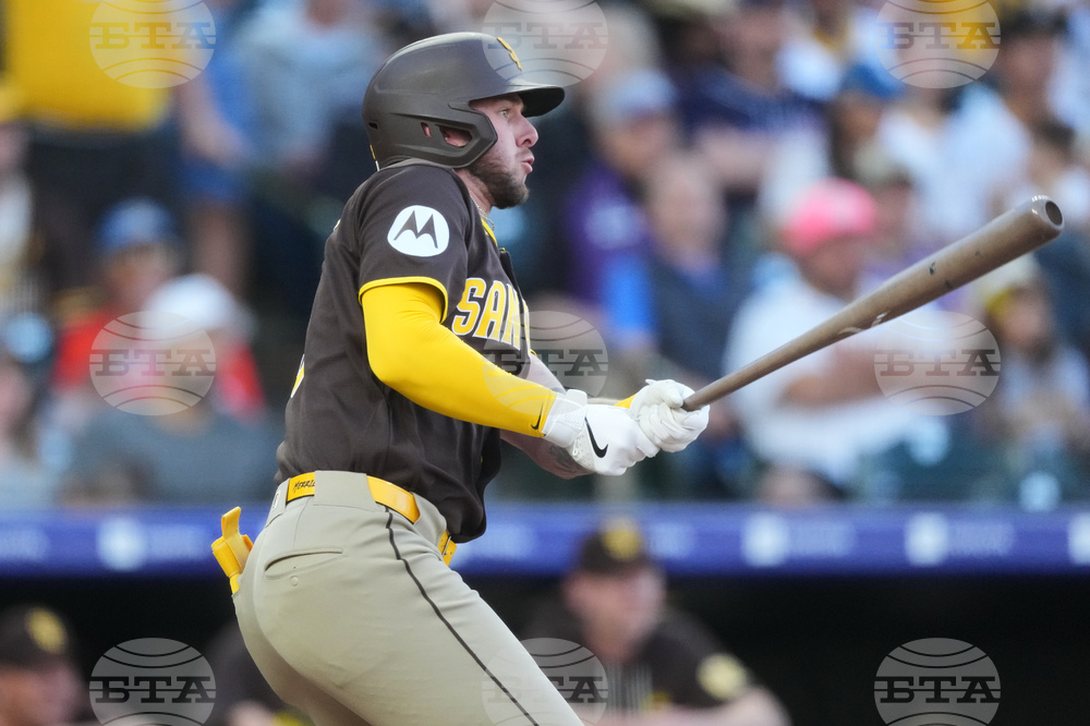 Padres Rockies Baseball