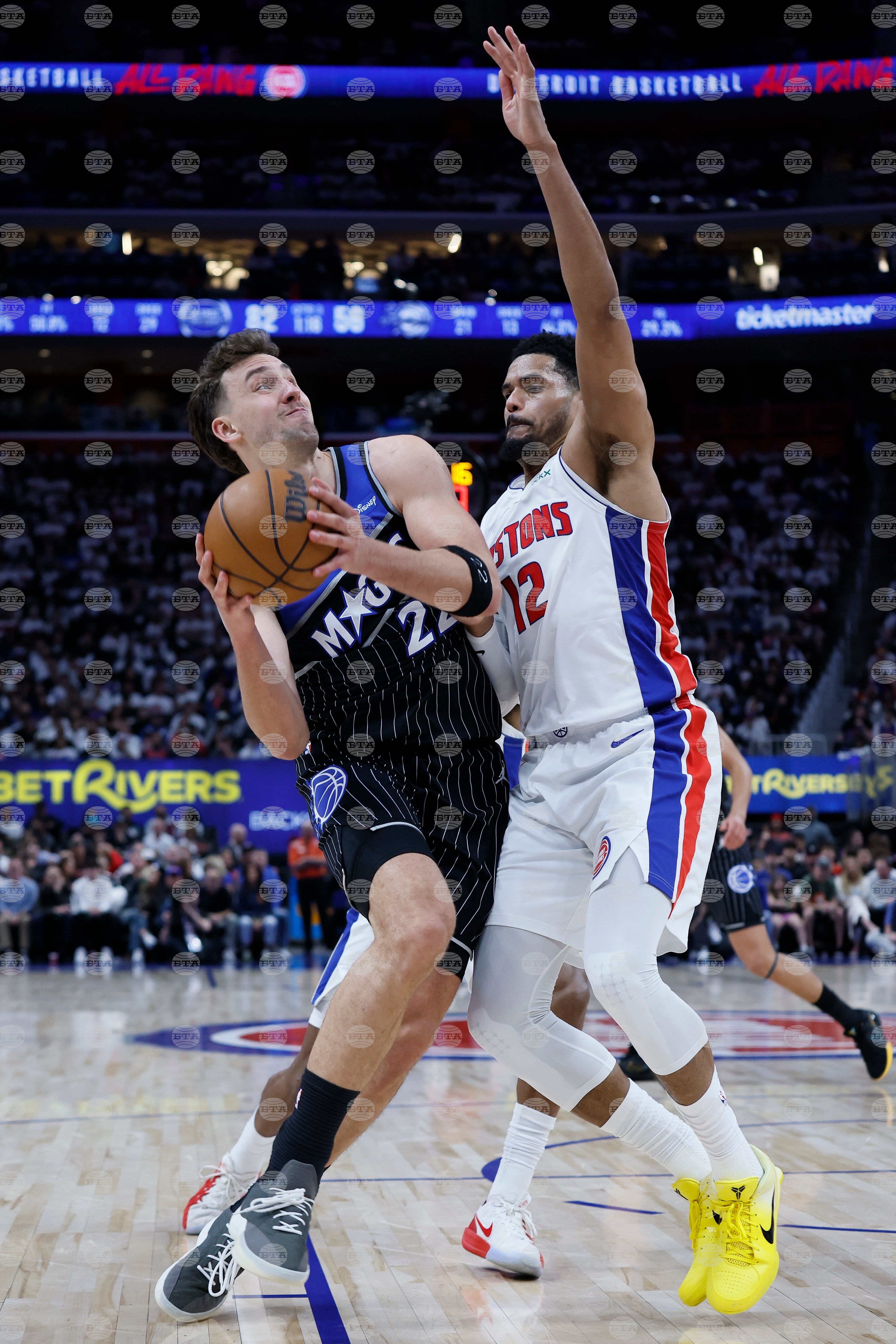 Magic Pistons Basketball