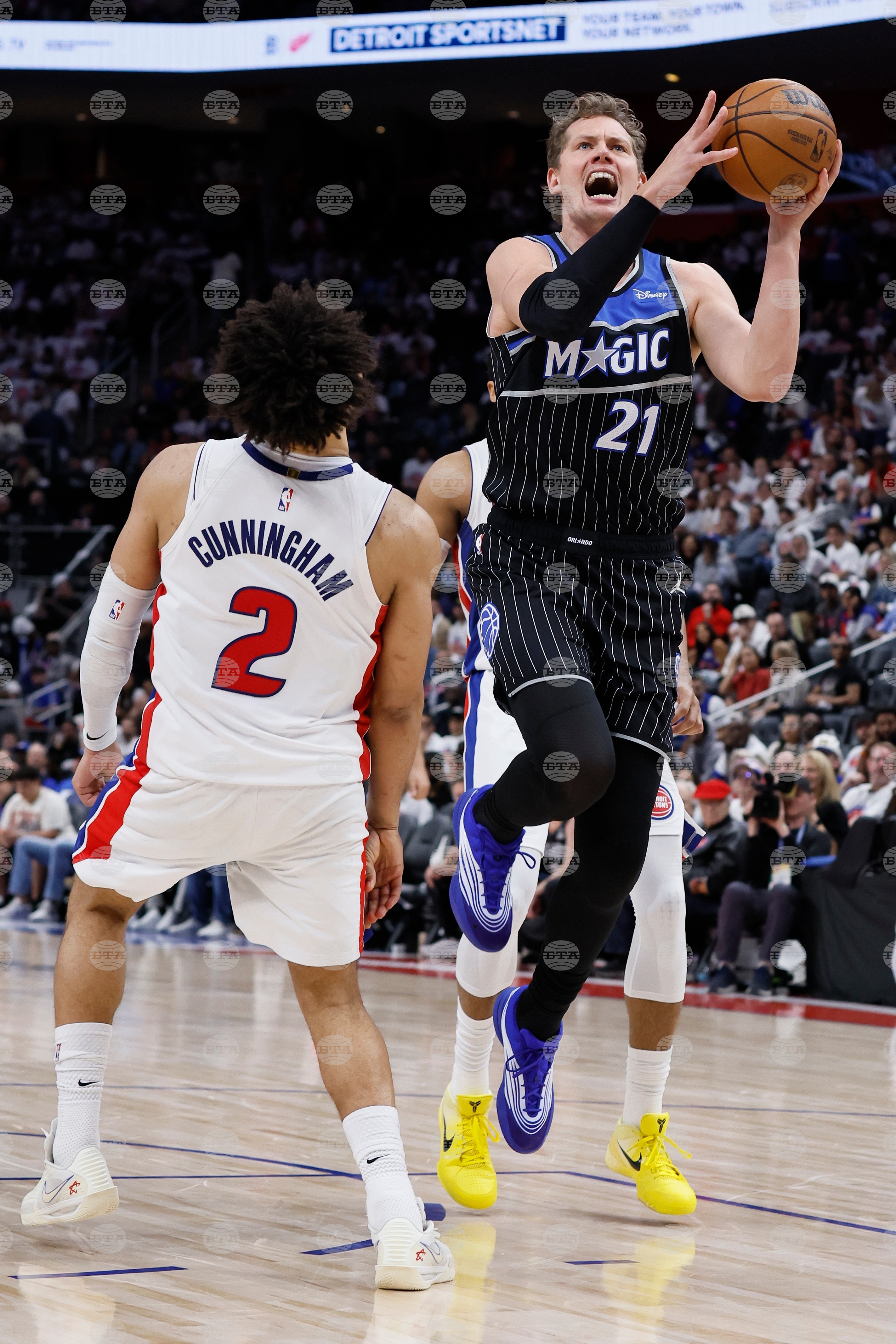 Magic Pistons Basketball