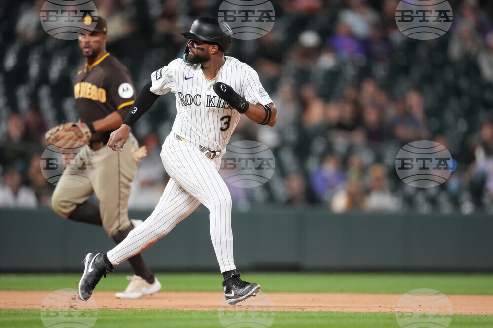 Padres Rockies Baseball