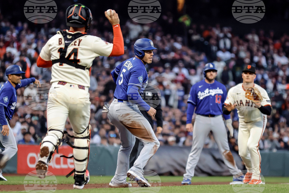 Dodgers Giants Baseball