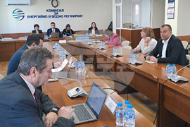 Комисия за енергийно и водно регулиране - цена на природния газ - открито заседание