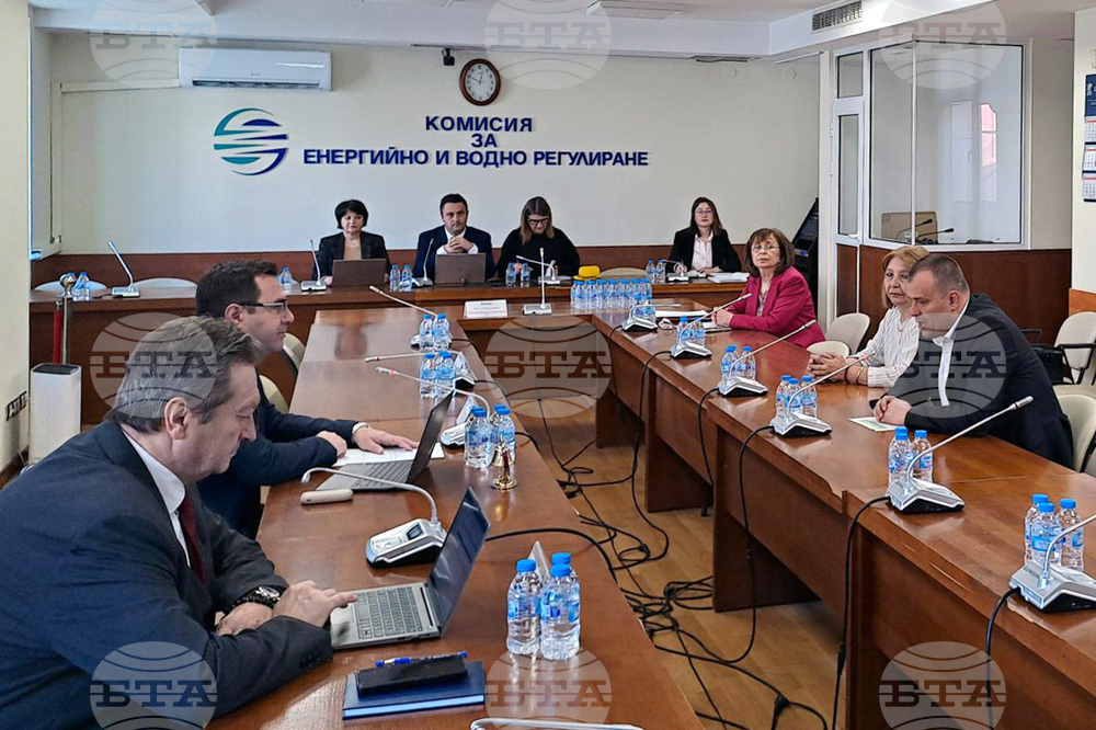 Комисия за енергийно и водно регулиране - цена на природния газ - открито заседание