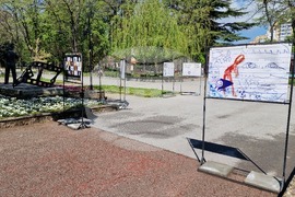 Шумен - изложба „Драсканици от задния чин“ - Михаил Методиев