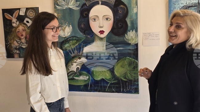 Кърджалийската галерия „Кръг“ представя дебютната изложба „Мелиса в страната на чудесата“ на 12-годишната Мелиса