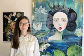 Кърджали - дебютна изложба - „Мелиса в страната на чудесата“