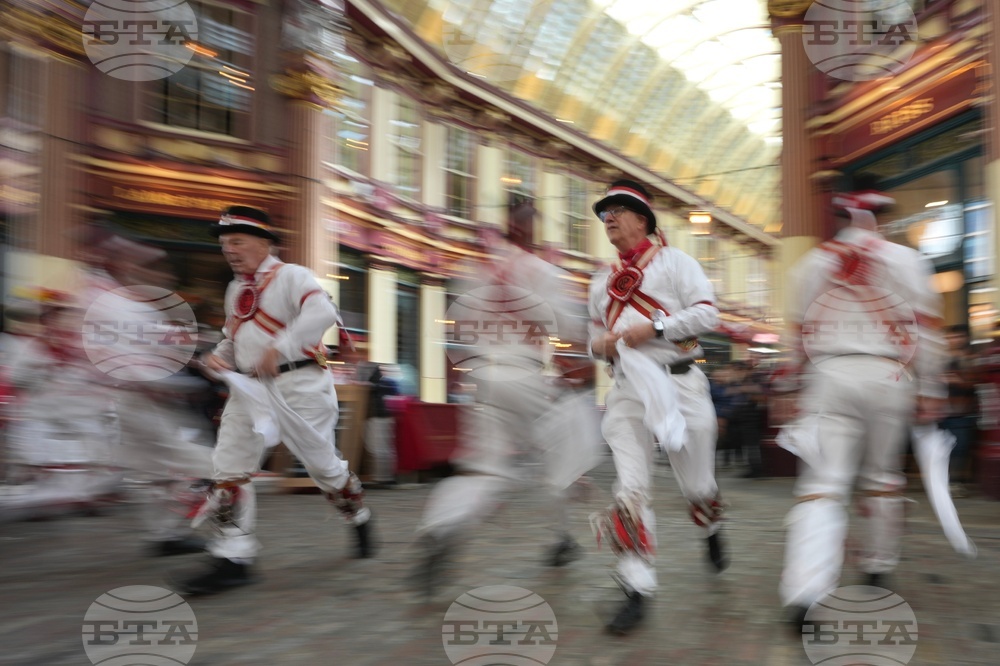 APTOPIX Britain St. George's Day