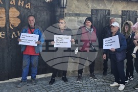 Добрич - протест - улици