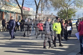 Добрич - протест - улици