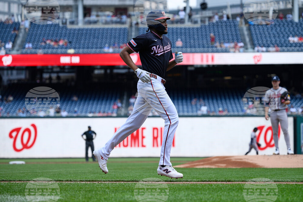 Braves Nationals Baseball