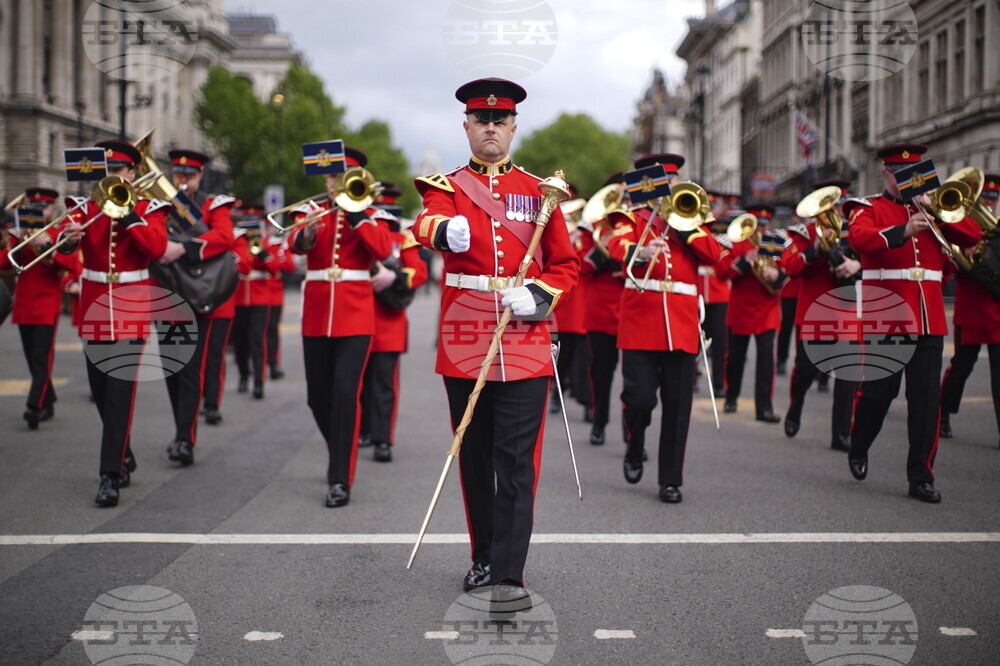 ADDITION Britain Royals VE Day Parade