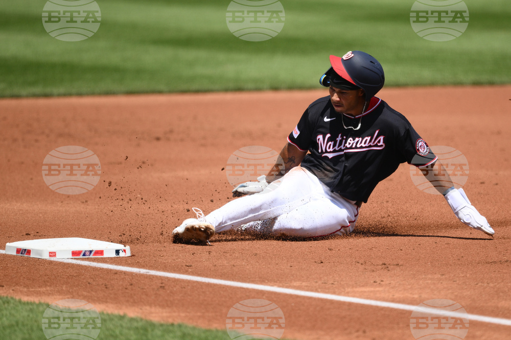 Braves Nationals Baseball