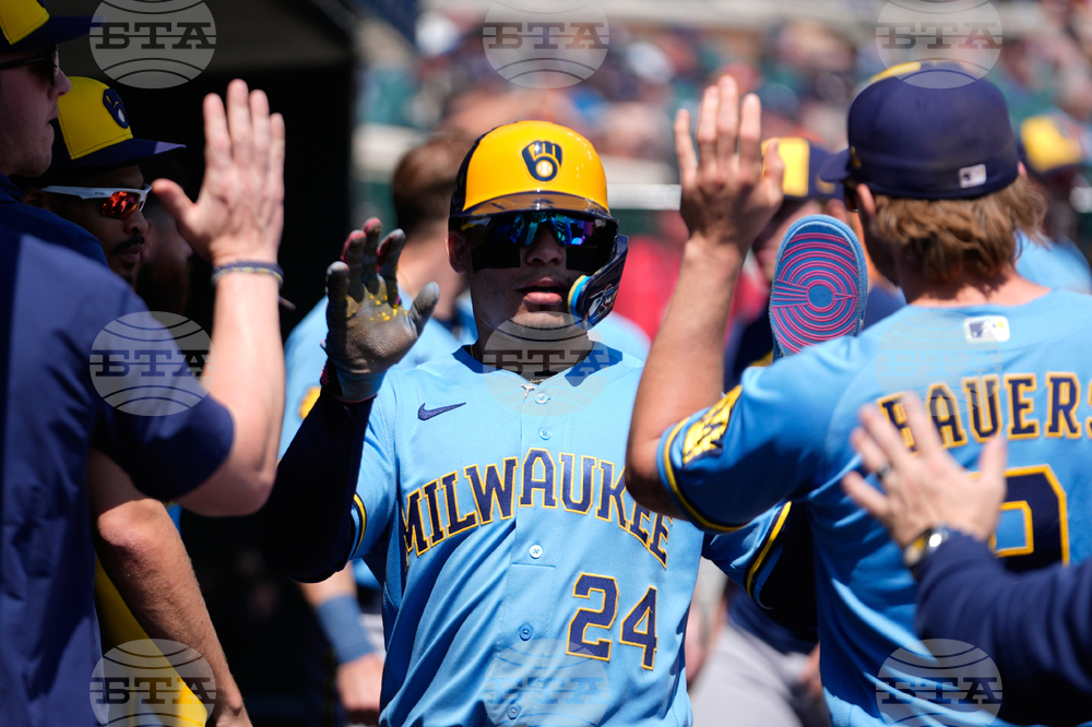Brewers Tigers Baseball