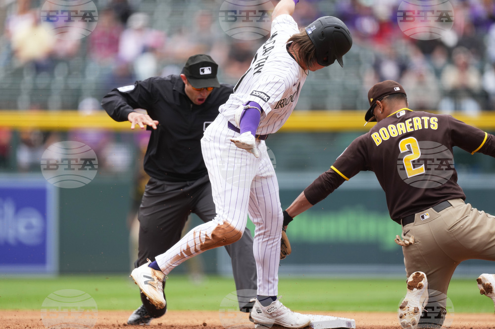 Padres Rockies Baseball