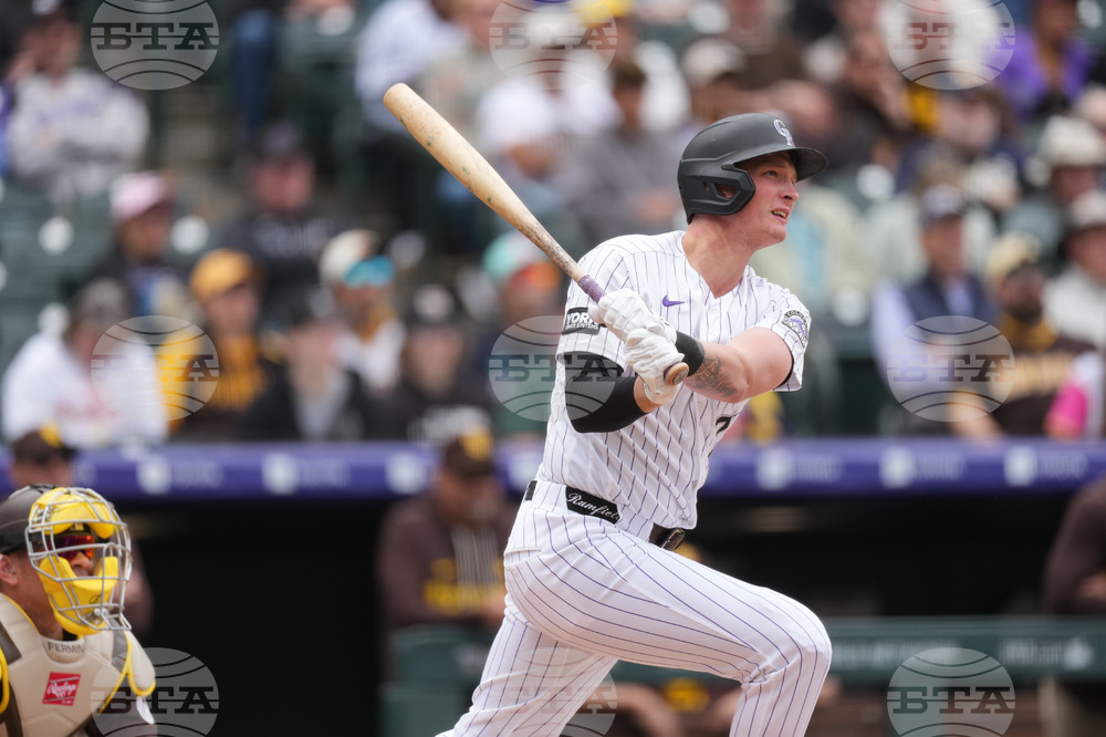 Padres Rockies Baseball