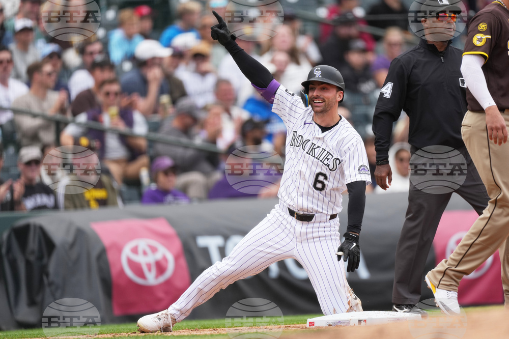 Padres Rockies Baseball