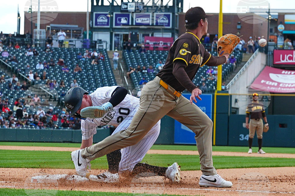 Padres Rockies Baseball