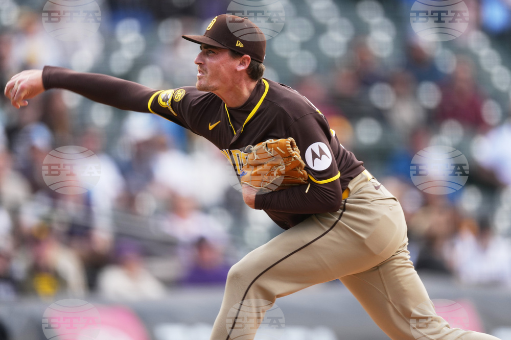 Padres Rockies Baseball