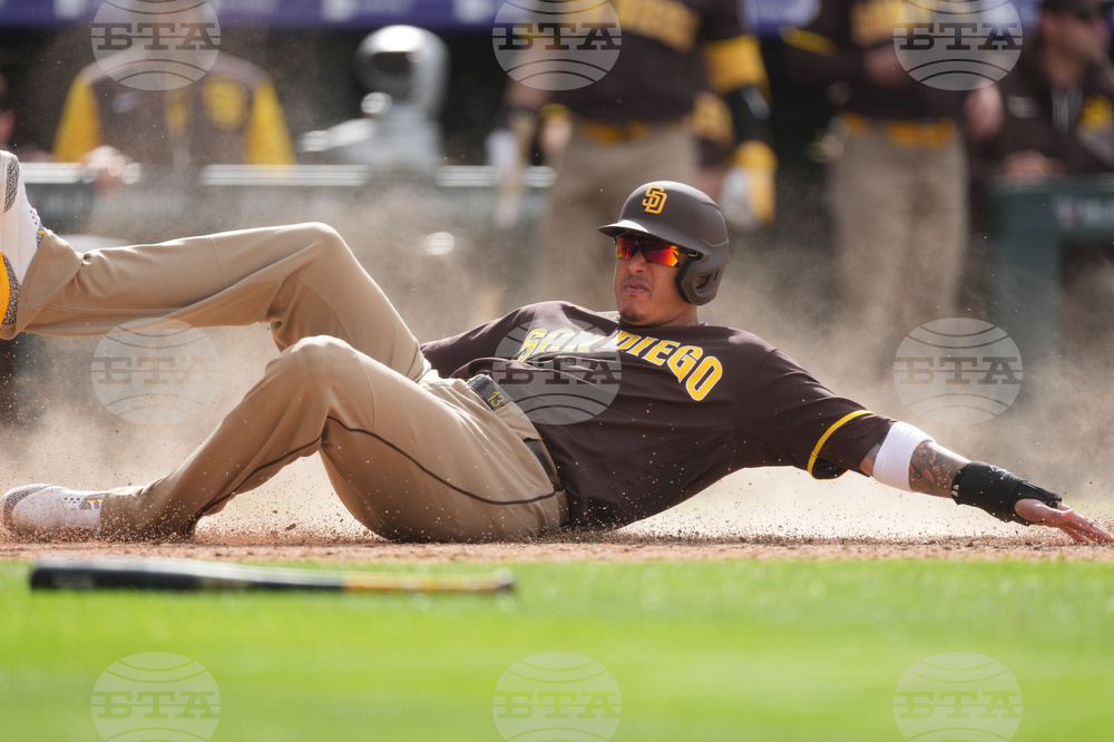 Padres Rockies Baseball