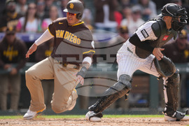 Padres Rockies Baseball