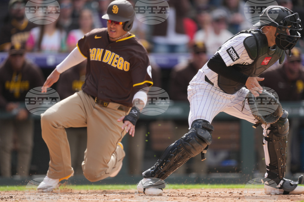 Padres Rockies Baseball
