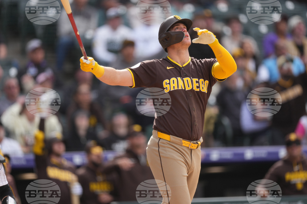 Padres Rockies Baseball