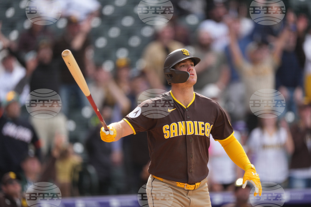 Padres Rockies Baseball