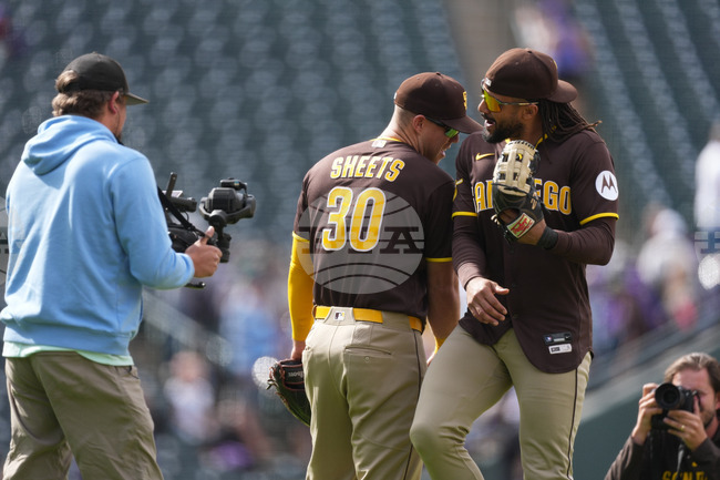 Padres Rockies Baseball